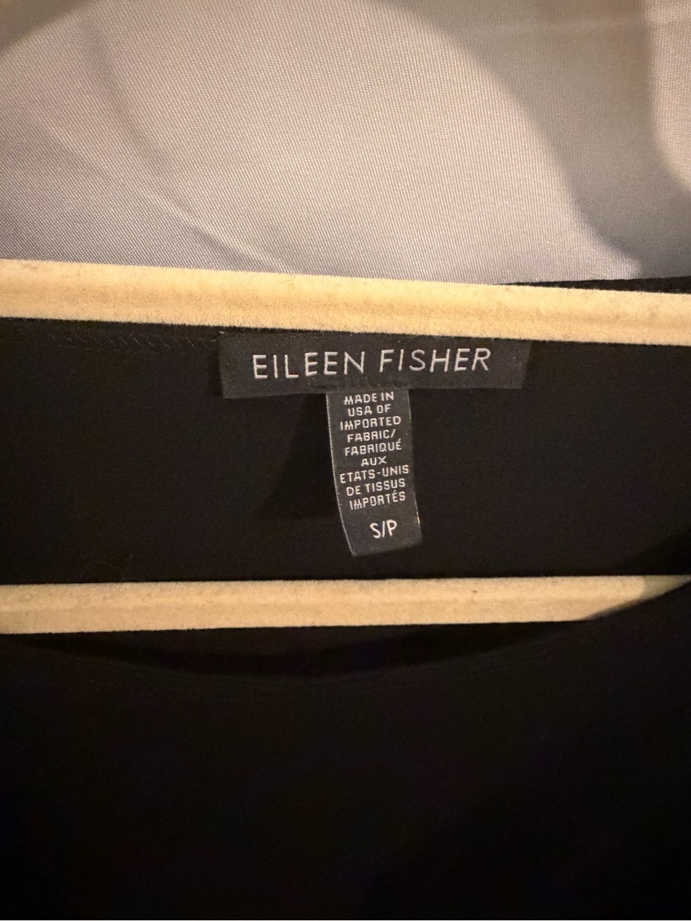 Eileen fisher black dress size small - Picture 3 of 4